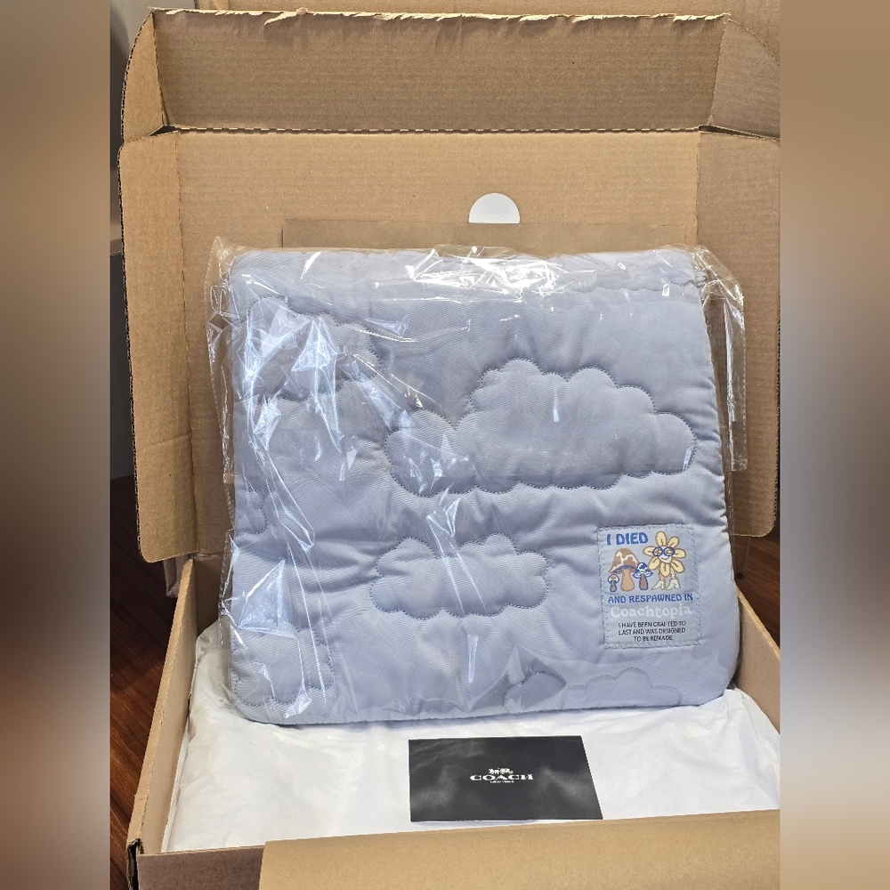 *NWT* COACHTOPIA Loop Flat Tote, Coach Quilted Cloud Tote Bag - Picture 16 of 16